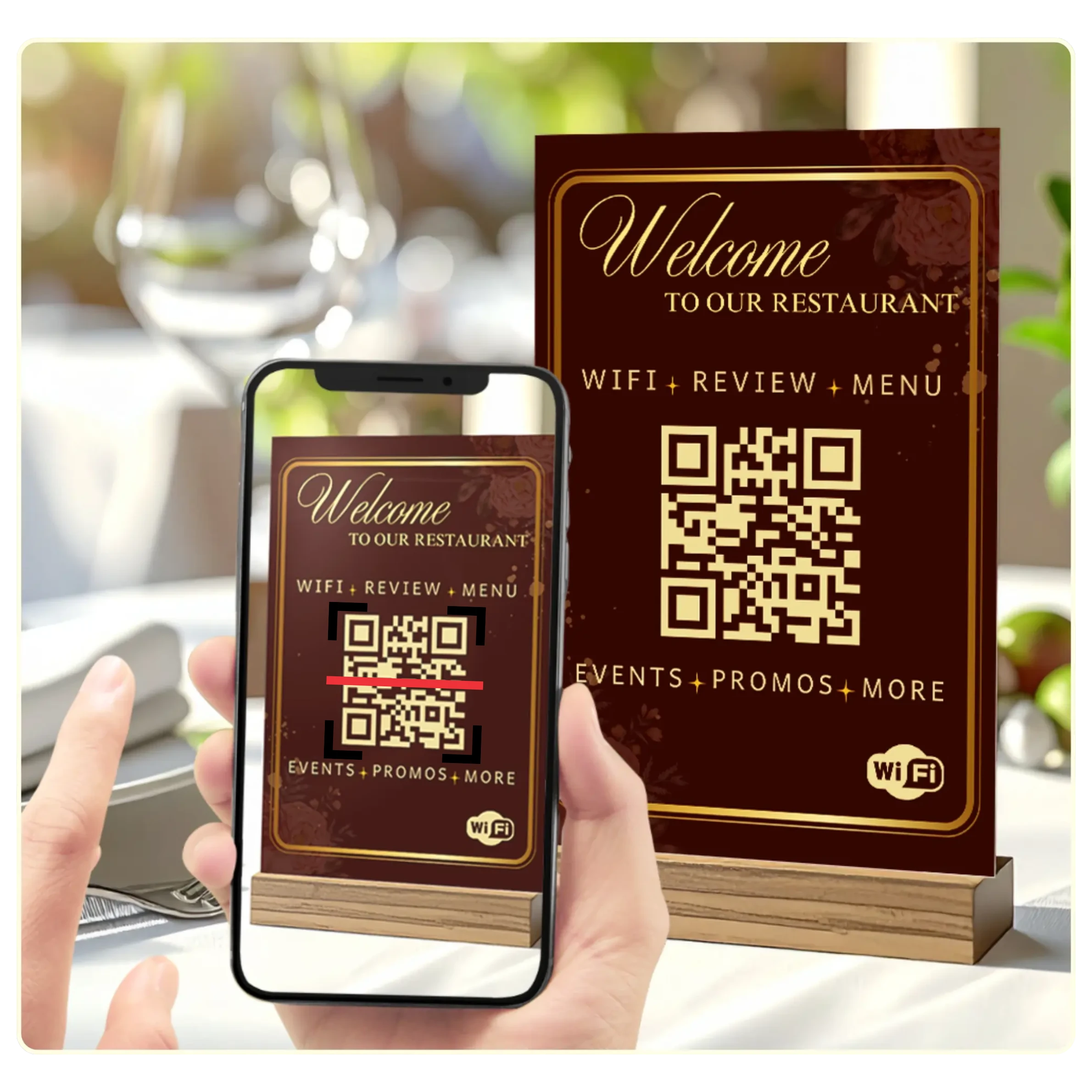 QR code scanning interface